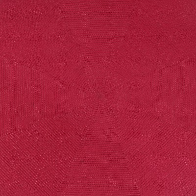 Burgundy Oval Braided Synthetic Reversible Rug 20" x 30"