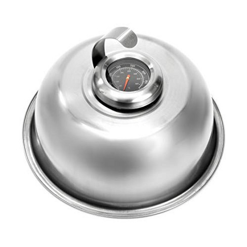 Yukon Glory Griddle Dome With Built In Thermometer, Stainless Steel 8-inch  Cover : Target