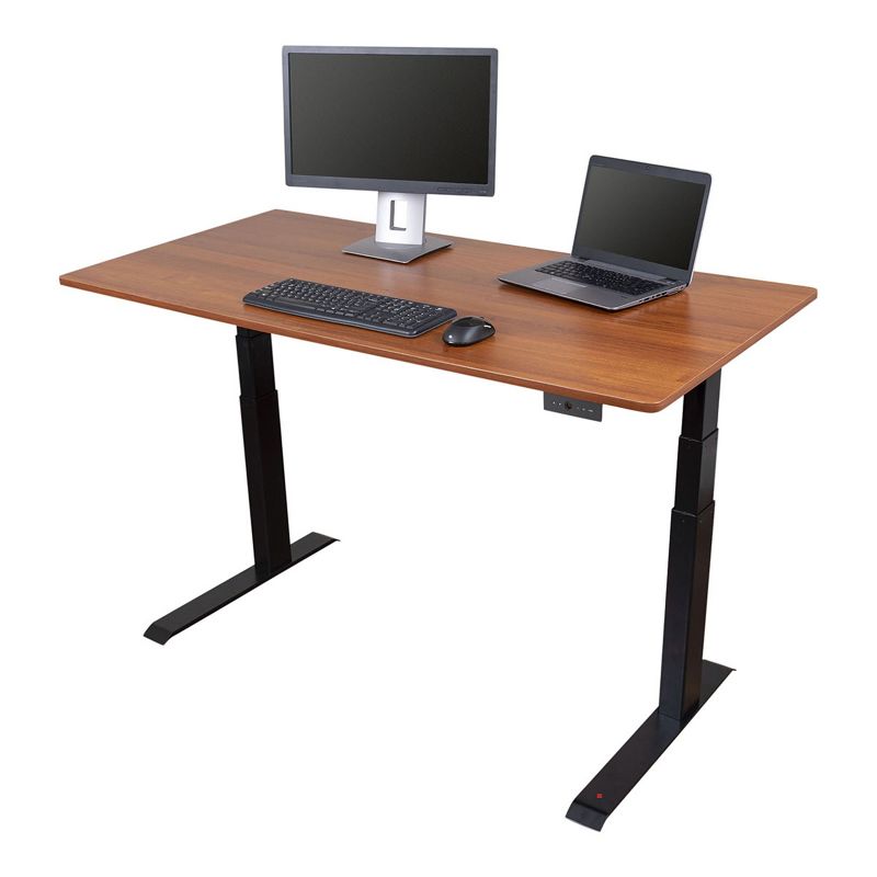 Stand Up Desk Store Dual Motor Electric Adjustable Height Standing Desk with EZ Assemble Steel Frame, 1 of 5