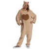 Disguise Adult Mumu Monster Deluxe Hooded Costume Jumpsuit Sand One Size S/M - 3 of 4