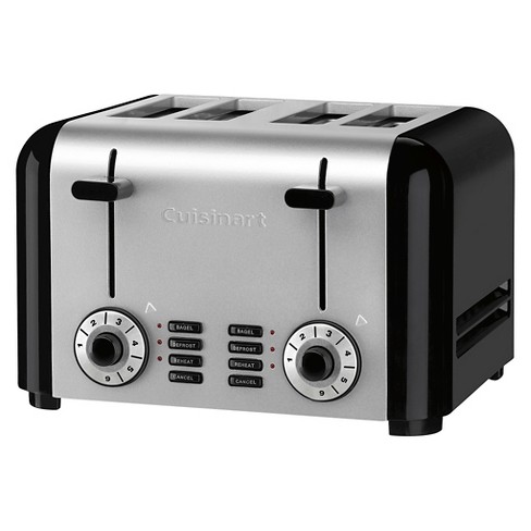 Cuisinart 4 Slice Hybrid Toaster Brushed Stainless Steel Cpt 340