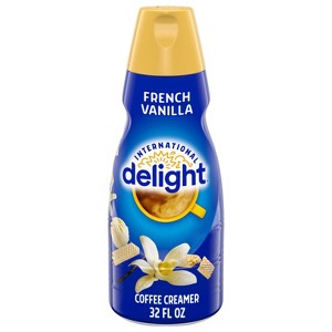 International Delight French Vanilla Coffee Creamer - 32 fl oz (1qt) Bottle - 1 of 4