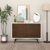 Ashcroft Furniture,Caroline Mid Century Modern Solid Wood Dresser - 3 of 4