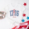 Simply Sage Market Women's 1776 Stars Lightning Bolt Short Sleeve Graphic Tee - 3 of 3