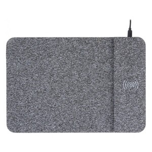 Allsop PowerTrack Non-Skid Wireless Charging Mouse Pad Gray (32192) - 1 of 4