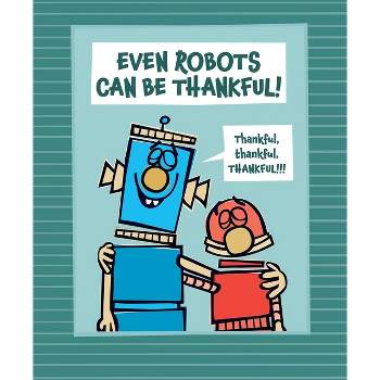 Even Robots Can Be Thankful! - (The Robots Books) by  Jan Thomas (Hardcover)