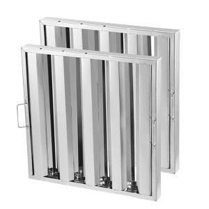 VEVOR Commercial Hood Filter, 19.5W x 19.5H Inch Range Hood Filters, Stainless Steel Restaurant Range Hood Baffle Filter, Silver - 1 of 4