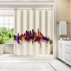 Americanflat 71 x 74 Shower Curtain, Las Vegas City Street Map New 2 by  Michael Tompsett - Art Pause