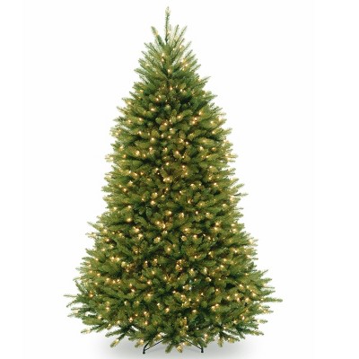 7.5ft National Tree Company Pre-Lit Dunhill Fir Hinged Full Artificial Tree with 750 Clear Lights & Powerconnect