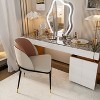 2 Pcs Comfortable Dining Chairs Mid-Century Modern Kitchen Dining Room Chair - 4 of 4