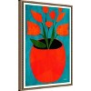 Amanti Art Red Blossoms by Bo Anderson Canvas Wall Art Print Framed 16 x 23-in. - 3 of 4