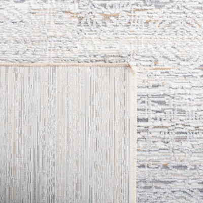 Ivory Beige Hand-Knotted Wool Viscose Area Rug 4'x6'