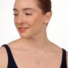 GILDED 1/10 CTTW Lab Grown Diamond Charm Pendants Necklace in 925 Sterling Silver & 14KT Gold Plated, 18" Chain - 4 of 4