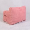Vynxaria Bean Bag Seats - Pink Tufted Sofa Chair for Living Room & Bedroom - 4 of 4