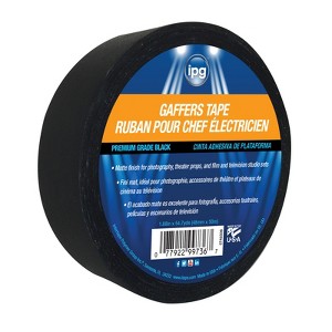 IPG 1.88 in. W X 60 yd L Black Gaffer's Tape - 1 of 1