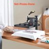 VEVOR Heat Press Machine, 15 x 15 inch, 2 in 1 Heat Transfer Machine with Hat Press, 360° Swing Away T-Shirt Pressing, Black - 3 of 4