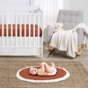 Sweet Jojo Designs Boy or Girl Gender Neutral Unisex Baby Tummy Time Playmat Diamond Tuft Orange and Off White - 2 of 4