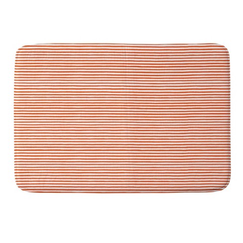 Striped Memory Foam Bath Rug