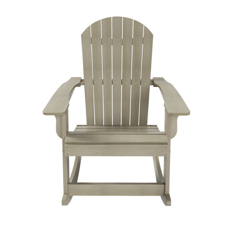 WestinTrends Outdoor Patio All-weather Adirondack Rocking Chair, 1 of 4