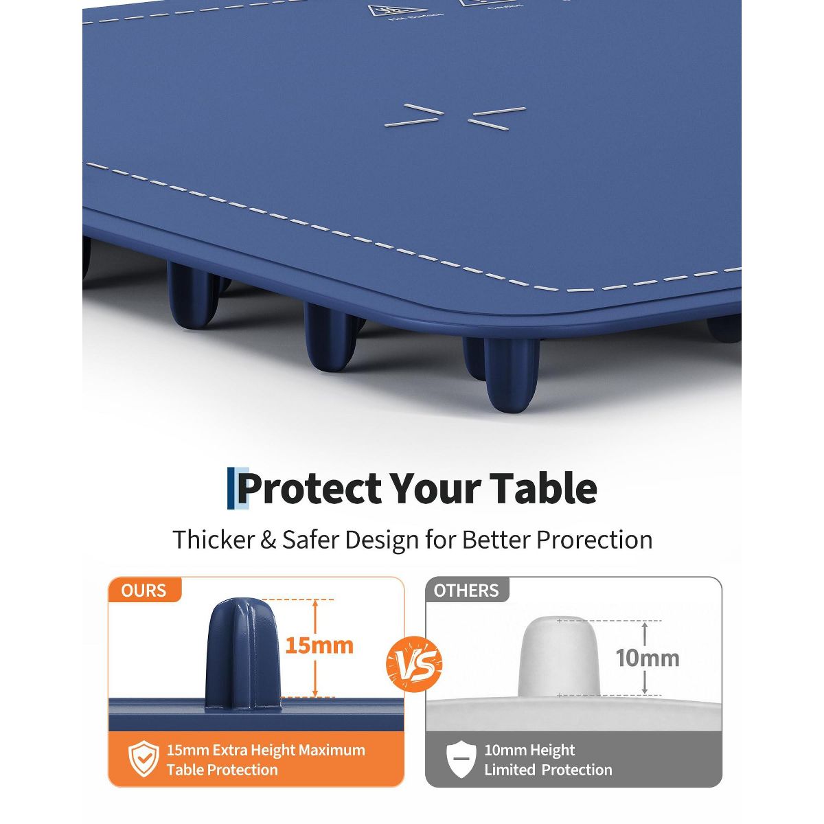 Garvee 24"x16" Electric Food Warming Mat, 3 Temps, 6H Timer, 250W, Child Lock, Auto Shut-Off – Rollable Silicone Warmer for Kitchen, Buffet, Parties - thumbnail 7