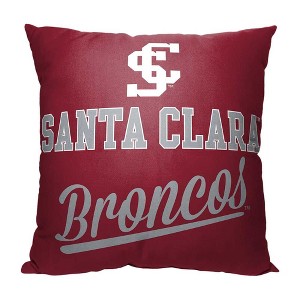 NCAA Santa Clara Broncos Alumni Throw Pillow 18x18 Inches - 1 of 2