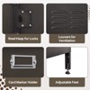 Mlezan Metal Locker: Lockable Cabinet with Doors and Shelves for Home, Office, Gym, or School. Ideal for Storage, Files, and Coat Organization. - 4 of 4