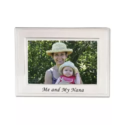 Lawrence Frames Brushed Metal 4x6 Me and My Nana Picture Frame - Sentiments Collection 508264