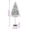 vidaXL Fake Christmas Tree - White, Shiny Gold, Matte Gold, Bronze, Multiple Sizes and Models - 4 of 4