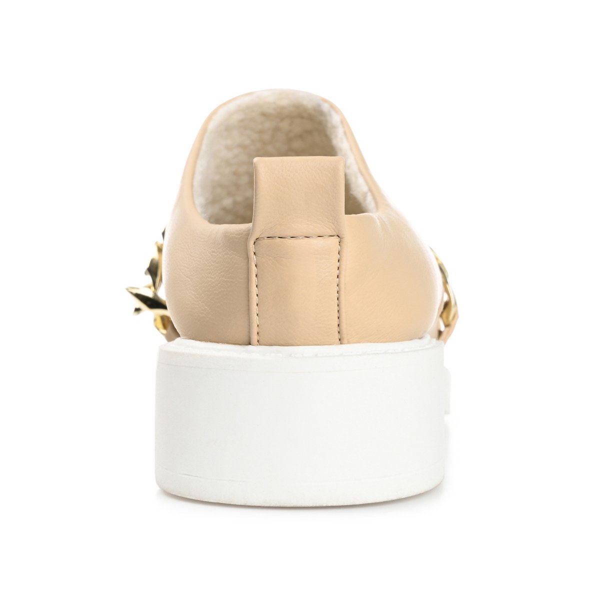 Женские сабо Journee Collection Women's Sheah Mules Round Toe Slip On Flats Tan 7 — фото 3