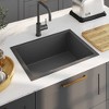 vidaXL Kitchen Sink with Strainer, Stainless Steel Top-Mount Sink, Fast Drainage, Anti-Corrosion - 2 of 4