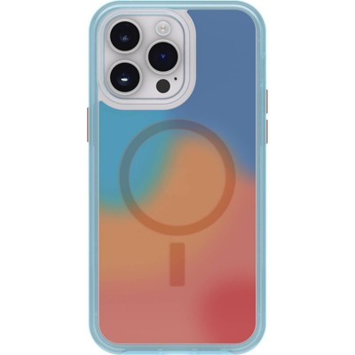 Funda iPhone 14 Plus silicona logo multicolor