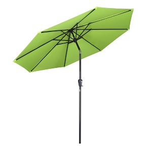 Yescom 10Ft UV50+ 3000PA Aluminum Patio Umbrella with Crank Tilt for Outdoor Green - 1 of 4