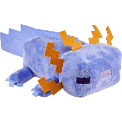 Minecraft Plush Blue Axolotl Toy 8'' Collectible Soft Doll Inspired by Video Game Character