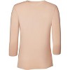 Memoi Women's Bonded 3/4" Sleeve Top - 3 of 4