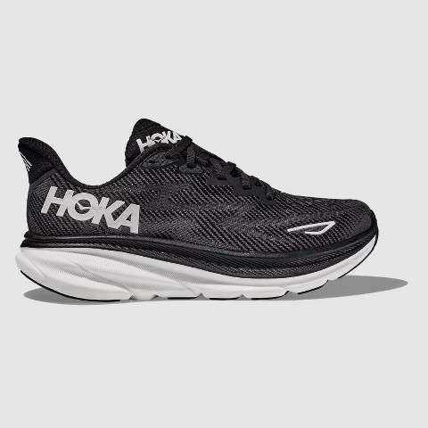 Мужские HOKA Men's Clifton 9 Sneaker Running Shoes White/White, Size 11