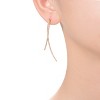 Guili 14K Gold Plated Cubic Zirconia Drop Earrings with Sparkling Stones and Sleek Modern Design, Perfect for Elegant Jewelry Lovers - 3 of 3