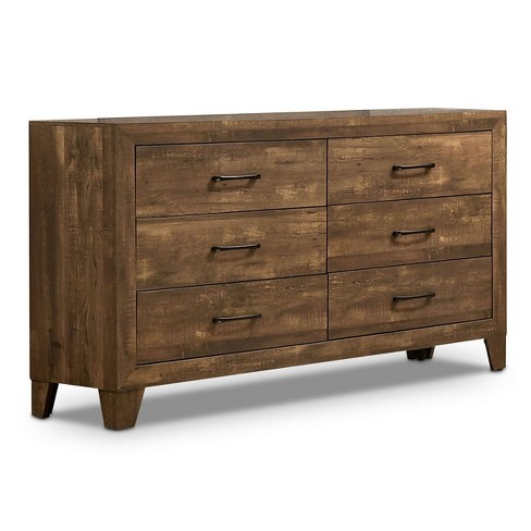 Target walnut deals dresser