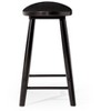 Luna Counter Stool in Rustic Natural Wood Finish - 4 of 4