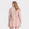 Women's Flutter Short Sleeve Blouse - Universal Thread™ - 2 of 3