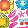 Slickblue Dancing Sunflowers Large Wall Decals 19.5"x27.0" – Bright and Cheerful Vinyl Stickers for Living Room - 2 of 3