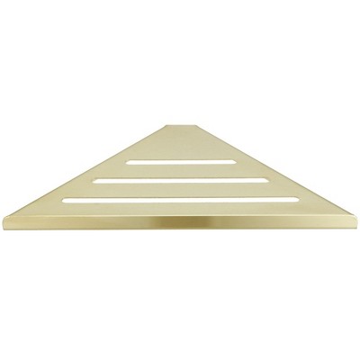 BWE Wall Mount 7.7 in. W x 12 in. D Triangular Bathroom Corner Shelf Shower Shelf Decorative Wall