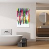 iCanvas Colorful Stripes IV by Mareike Bohmer Canvas Print Wall Art - 3 of 3