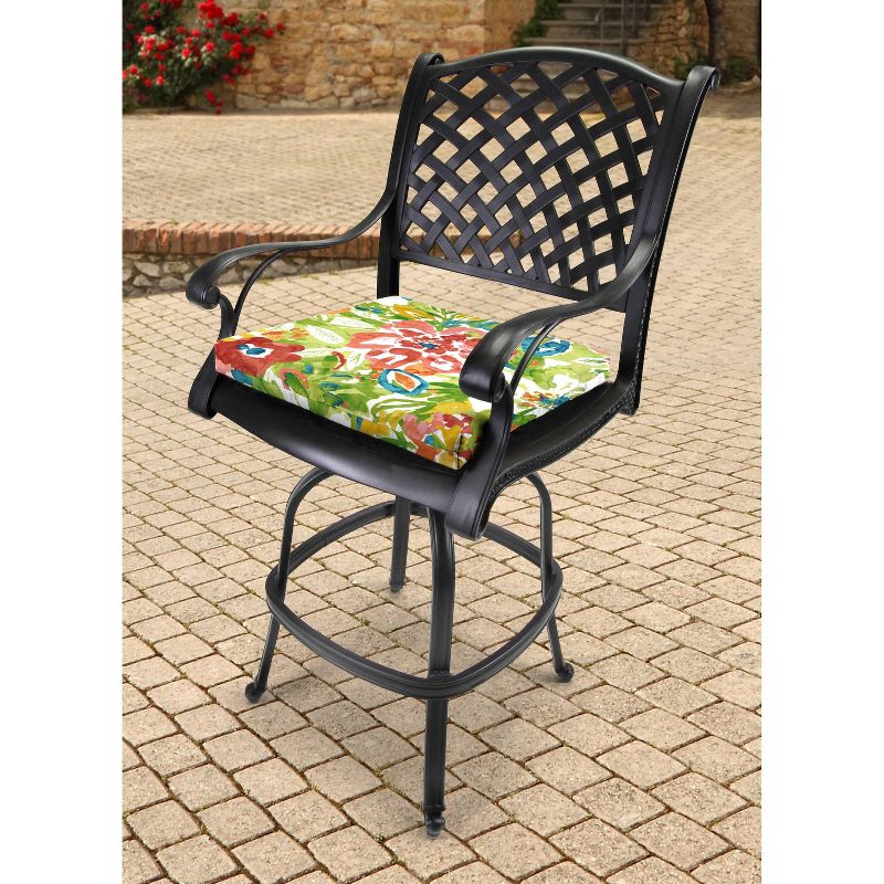 Outdoor Set of 2 French Edge Seat Cushions - Jordan Manufacturing, 4 of 11
