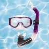 Pool Master 2pc Reef Diver Teen Scuba Mask and Snorkel Dive Set - Small/Medium - Purple - 2 of 3