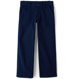 The Children's Place Girls Uniform Wide Leg Chino Pants - 1 of 3