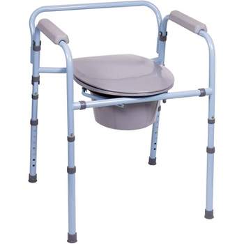 Drive Medical Commode Bucket with Metal Handle and Cover - Each