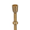 AZL1 Life Concept Candle Holders, Slender Taper Holder with Bead Detailing for Tabletop and Mantel Display, Gold, 5"*5"*19" - 4 of 4