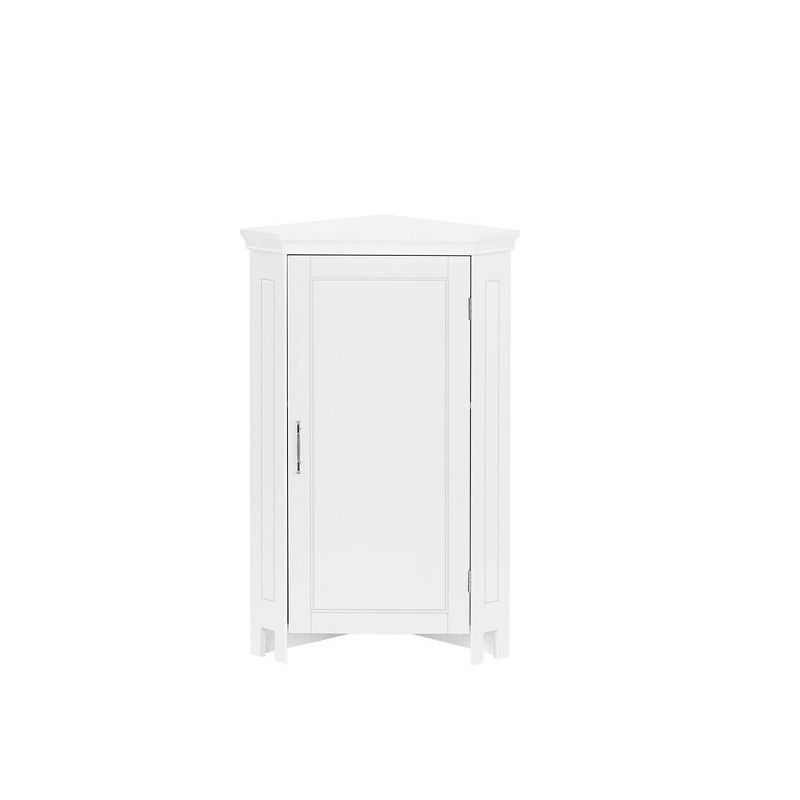 Somerset Single Door Corner Cabinet White - RiverRidge Home, 1 of 12