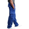 G-Style USA Men's Solid Fleece Heavyweight Cargo Pants - 4 of 4