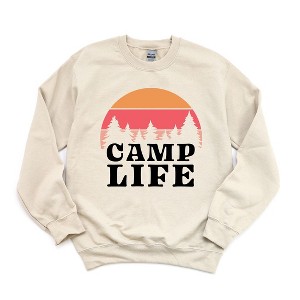 Simply Sage Market Women's Graphic Sweatshirt Camp Life - 1 of 2